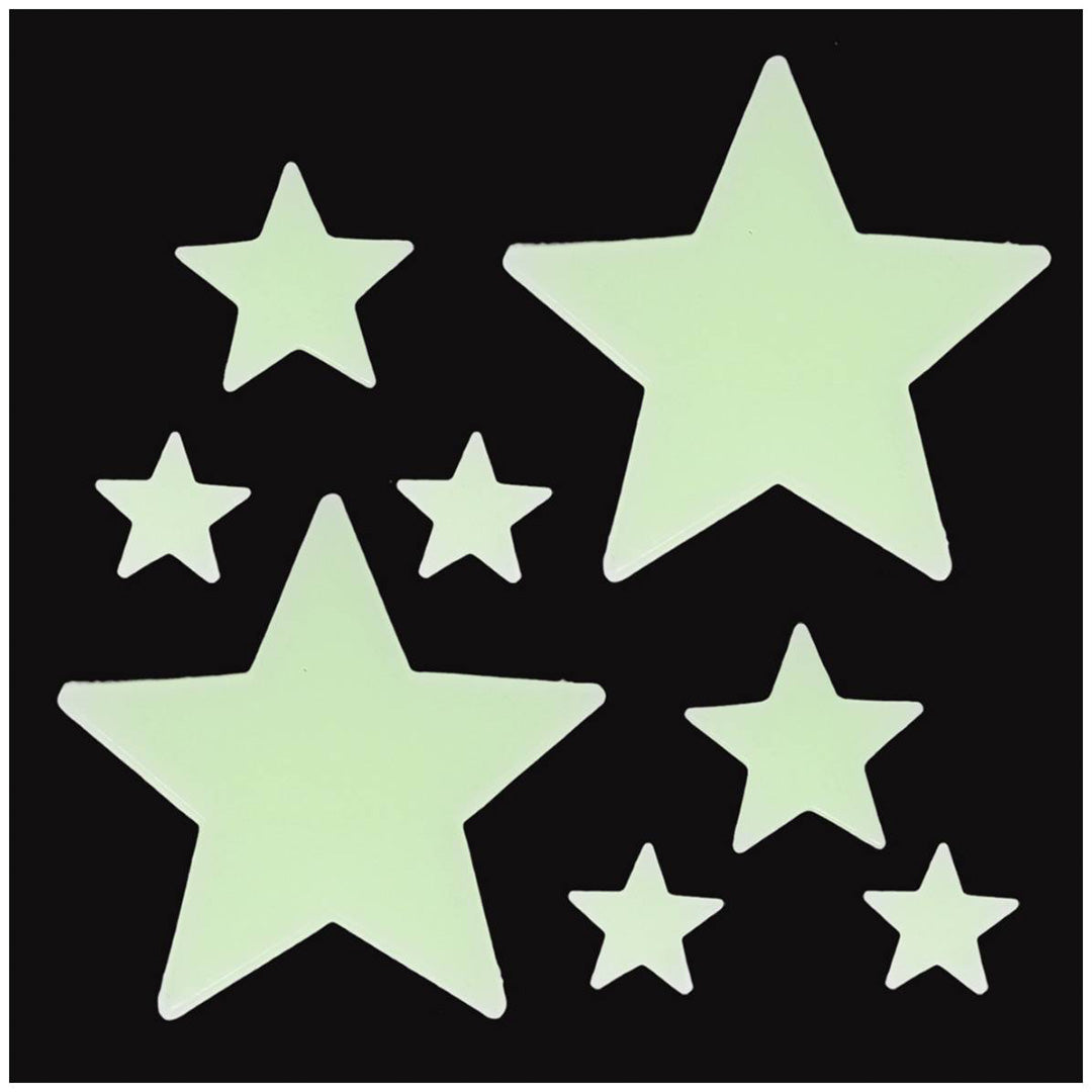 Glow in the dark stick-on shapes (box of 24) - Stars | REX31972 | 2