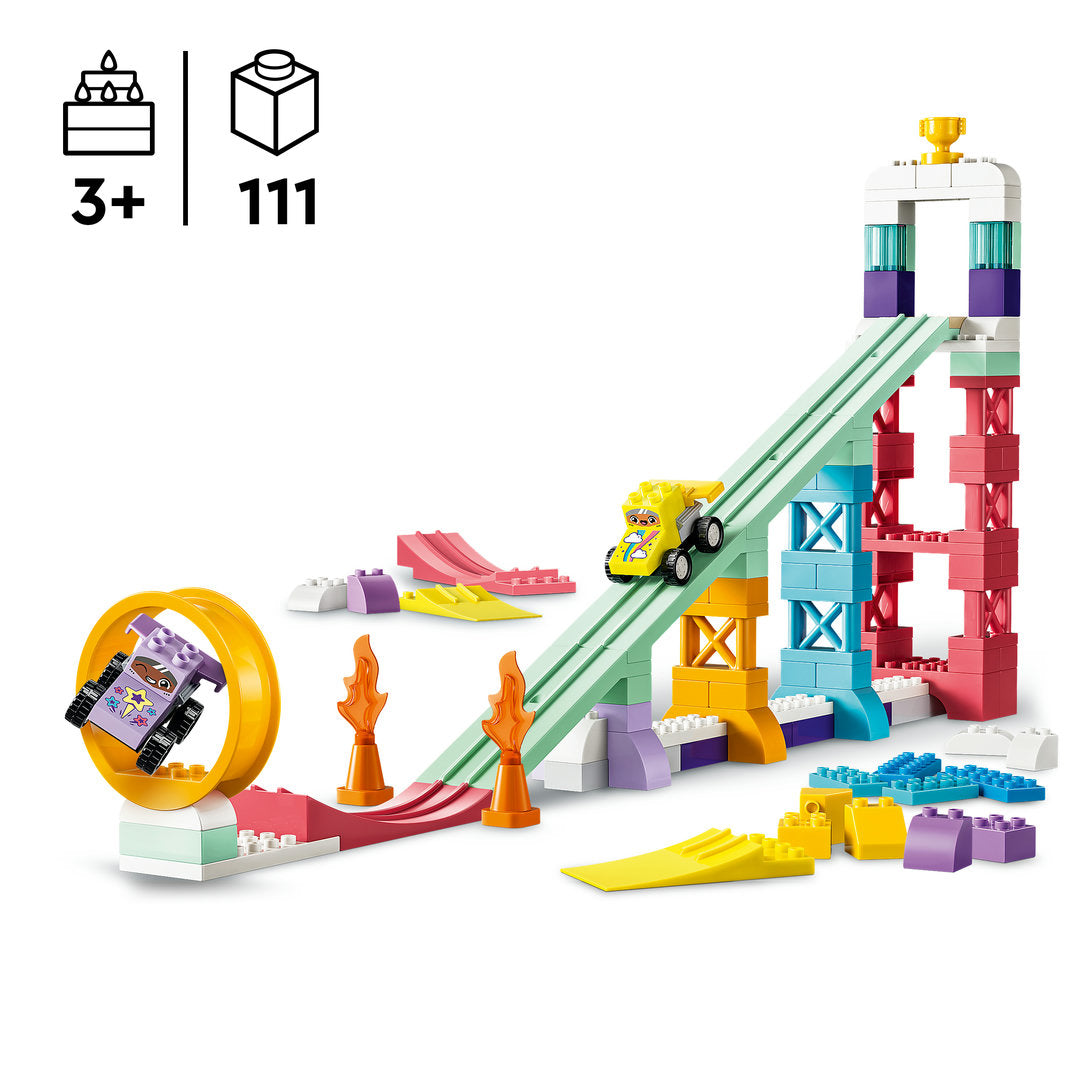 lego duplo stad 3-in-1 creatieve hellingen met voertuigen set | 10478 | 1