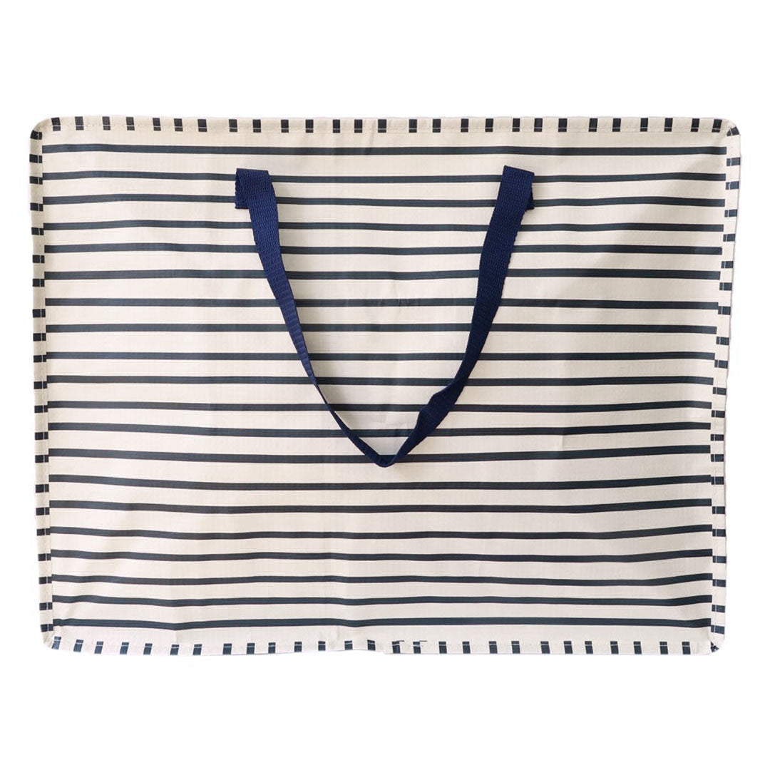 le petit souk jumbo opbergtas - strepen marineblauw | 32675 | 1