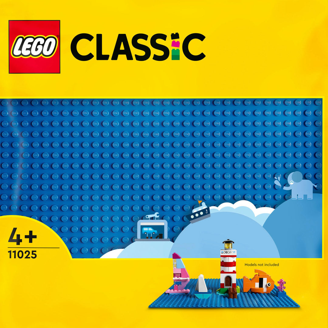 LEGO classic blauwe bouwplaat 32x32 bord