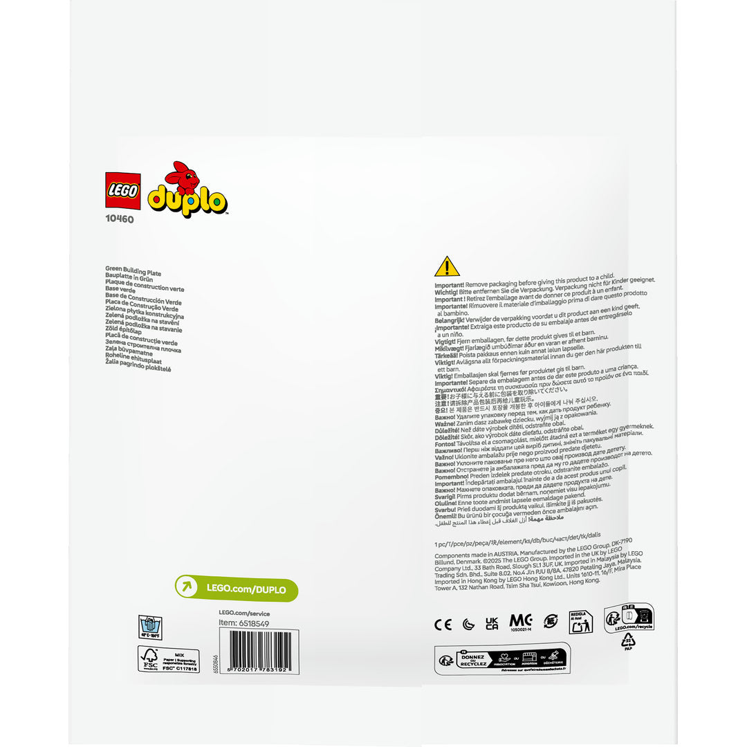 LEGO DUPLO groene bouwplaat