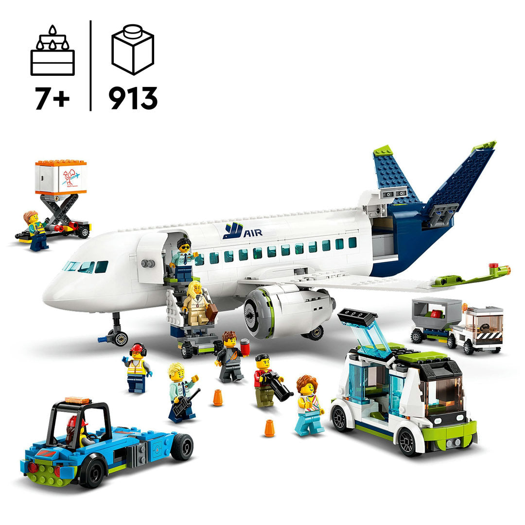 LEGO city passagiersvliegtuig  bouw- en speelset (930 onderdelen)