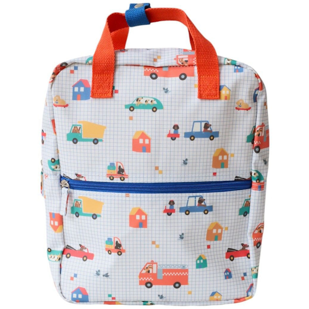 36727 | le petit souk kleuterrugzak voertuigen en auto's - 30 cm | 1