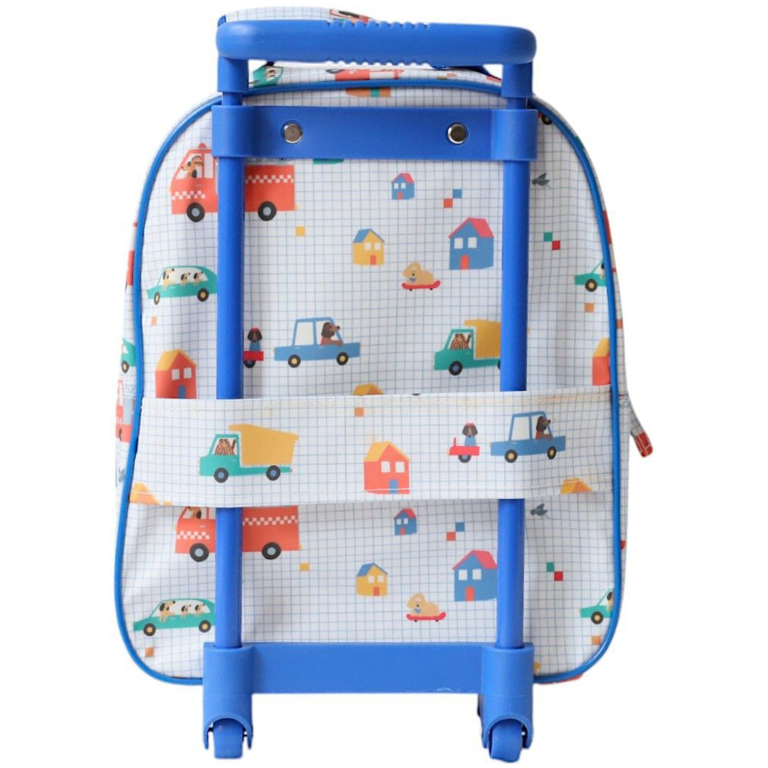 36939 | le petit souk schooltas met wieltjes - voertuigen en auto's | 4