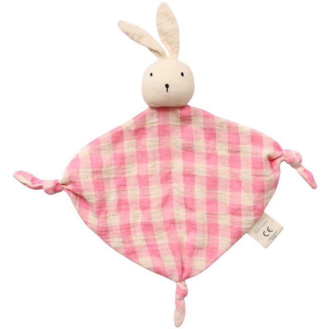 37395 | le petit souk knuffeldoek - konijn | 1