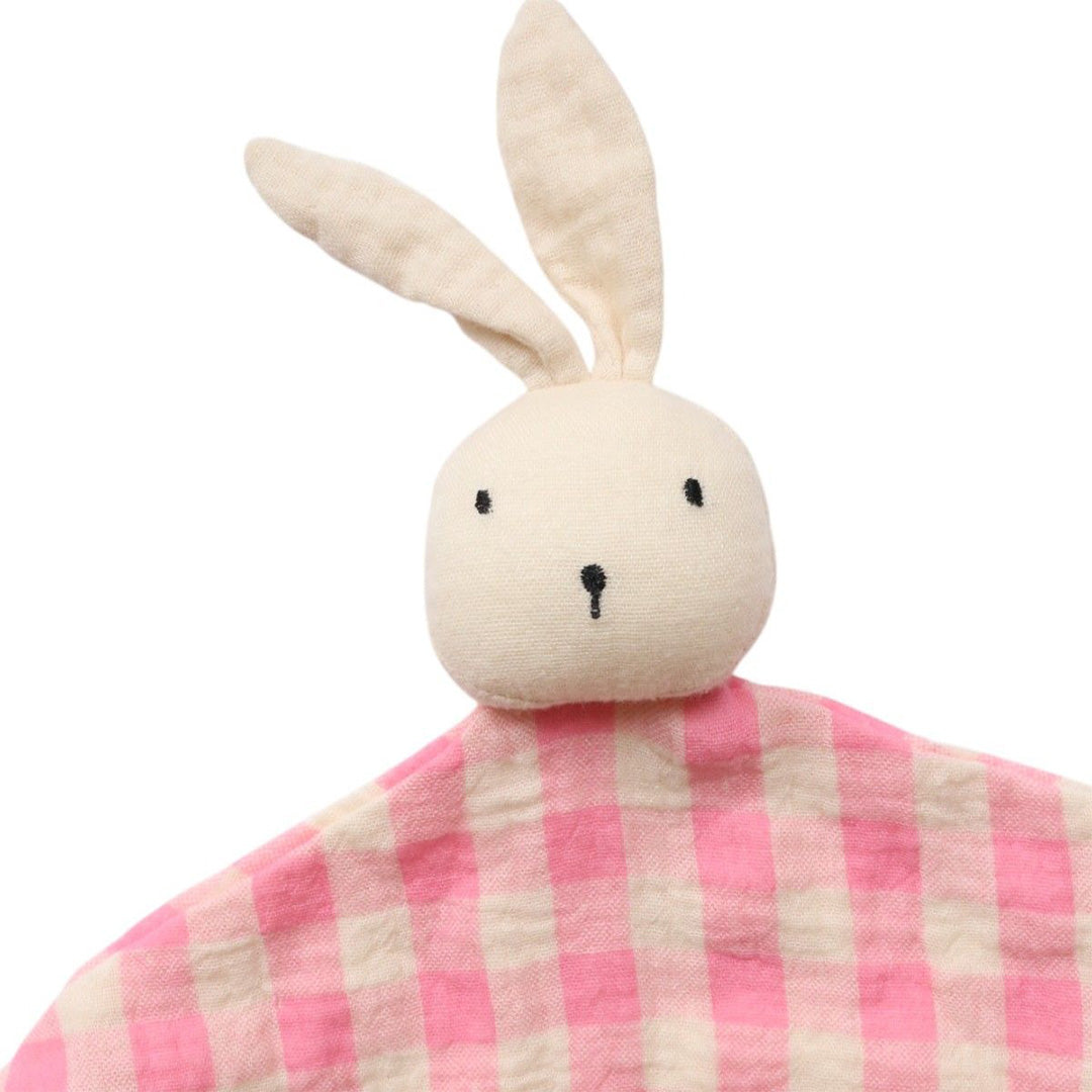 37395 | le petit souk knuffeldoek - konijn | 3