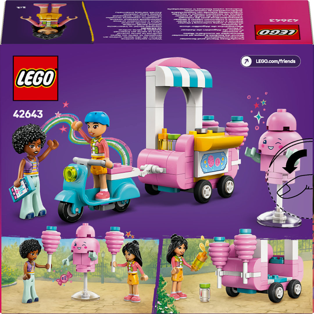 LEGO friends suikerspinkraam en scooter set