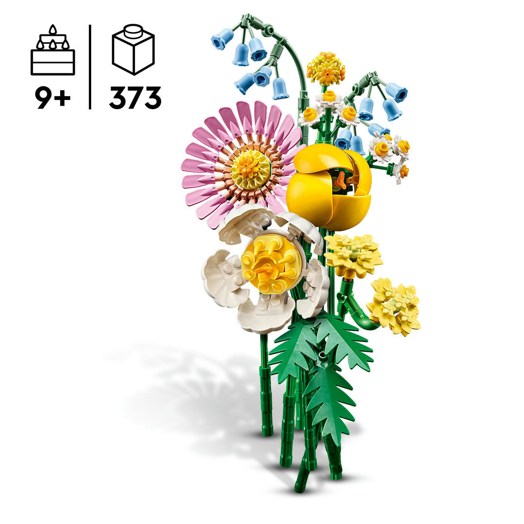 LEGO botanicals klein zomers boeket bloemendecoratie