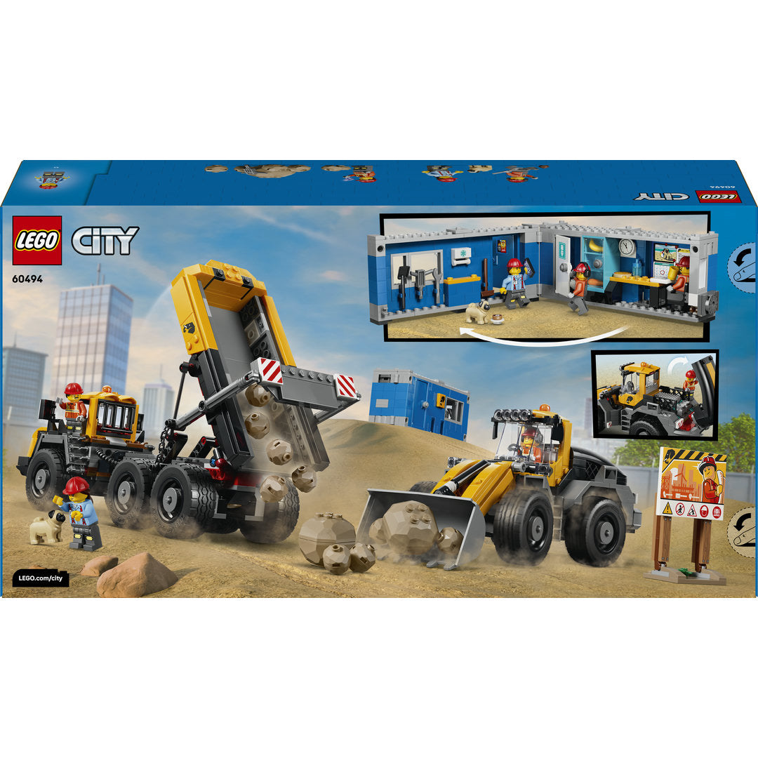 lego city kiepwagen en voorlader voertuig | 60494 | 5