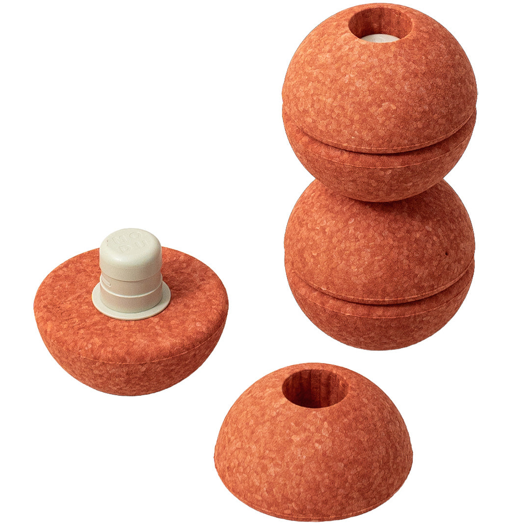 modu foam bal - burnt orange - 3st | M-ACT-3XB-BO-DG | 1