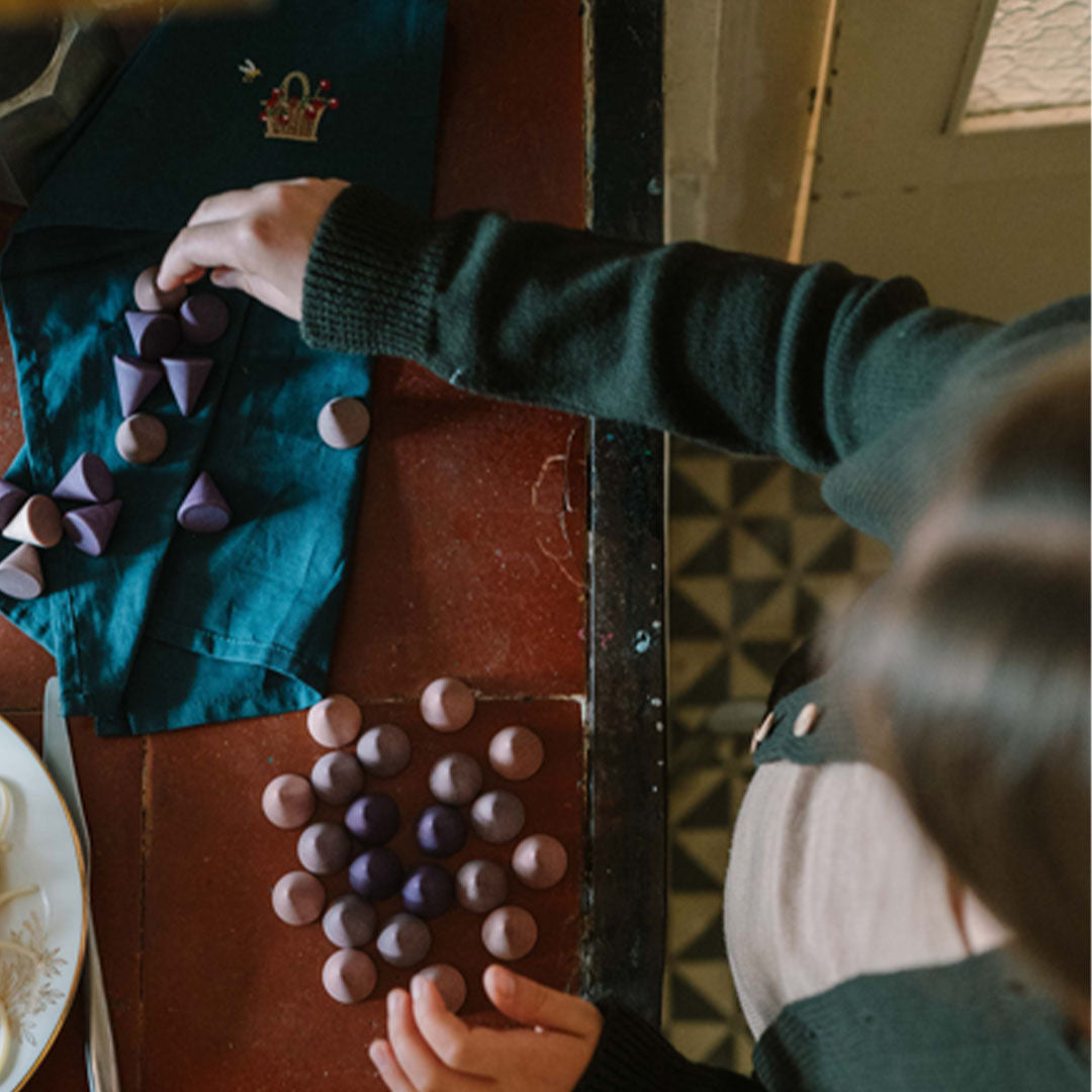 grapat houten kegels - mandala peak - 36st | 26-291 | 4