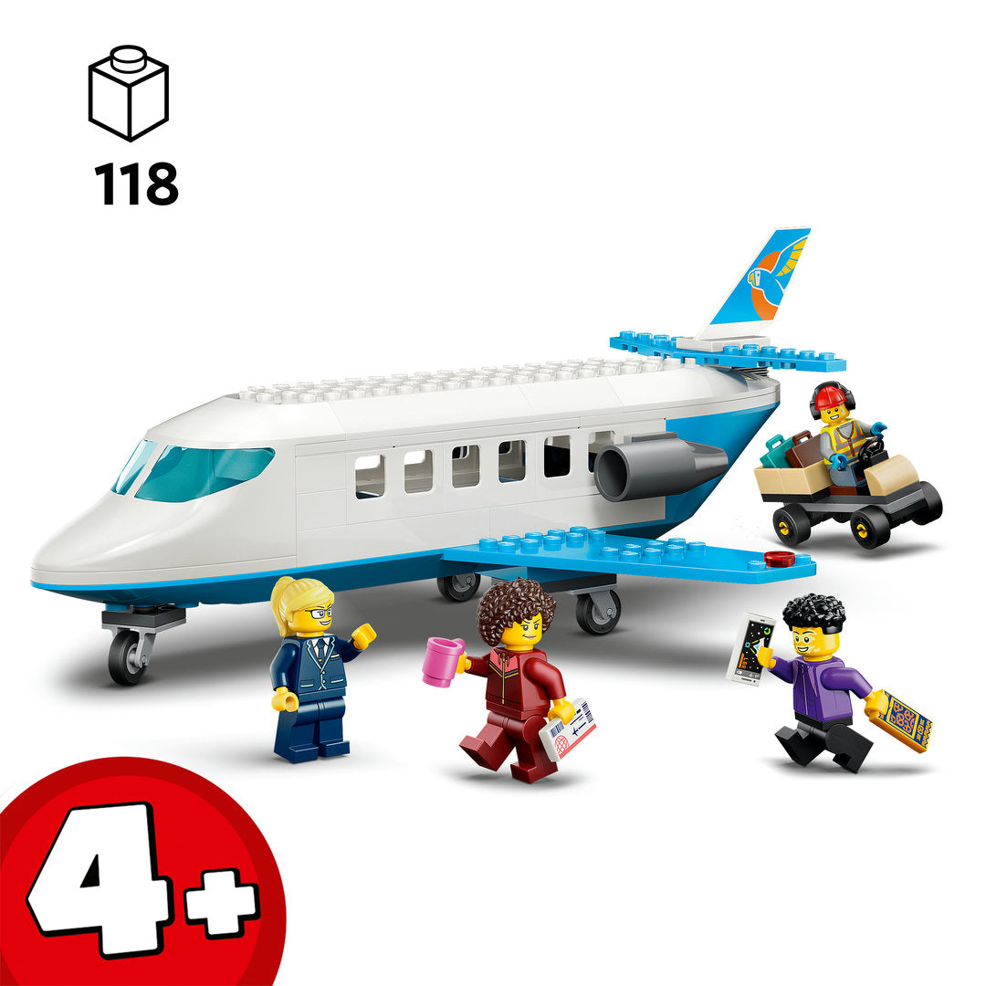 lego city passagierstoestel vliegtuig | 60492 | 1