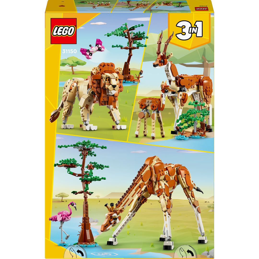 LEGO creator safaridieren 3-in-1 set
