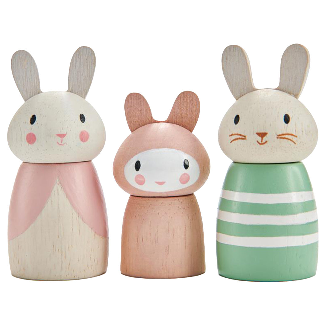 tender leaf toys poppenhuispoppen familie konijn - 3st | 4608383 | 