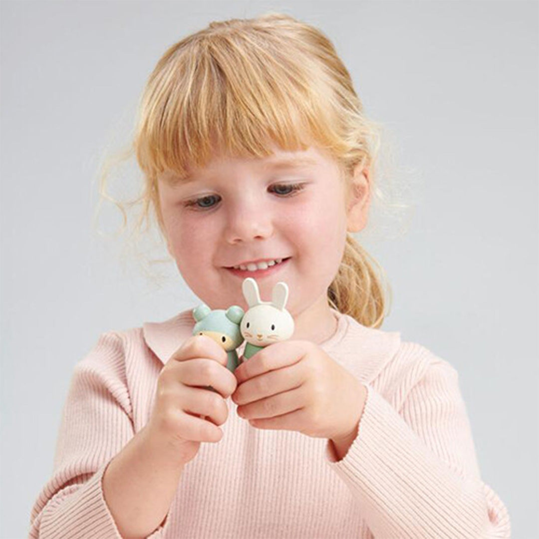 tender leaf toys poppenhuispoppen familie konijn - 3st | 4608383 | 2