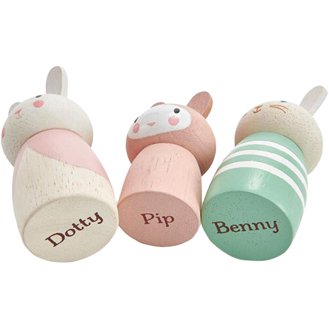 tender leaf toys poppenhuispoppen familie konijn - 3st | 4608383 | 4