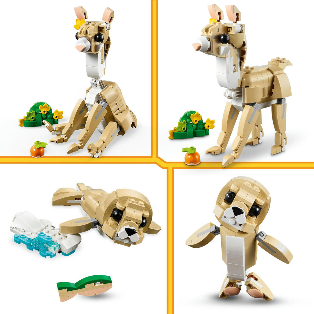 LEGO creator 3-in-1 lief konijn dierenspeelset
