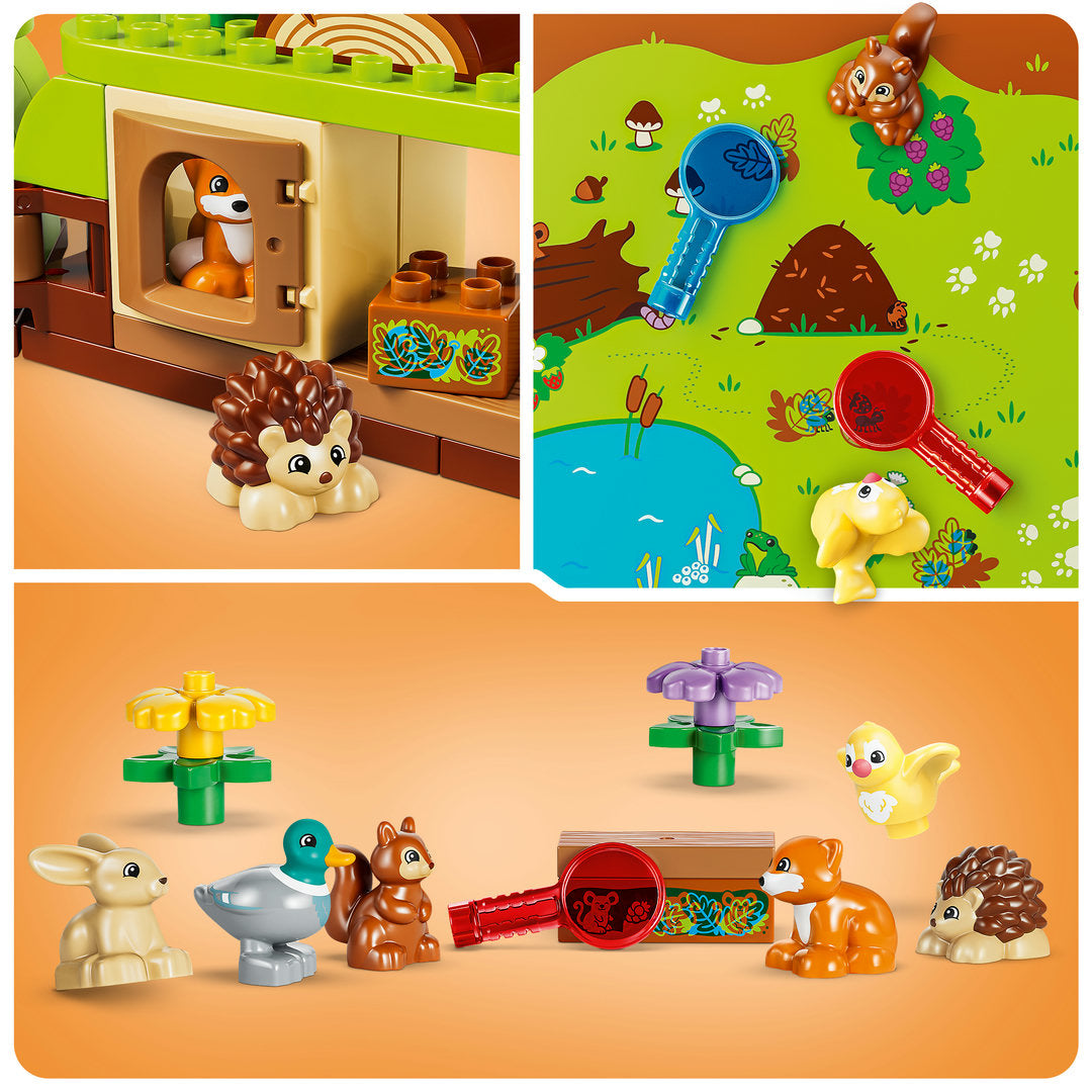 lego duplo ontdekkingsbos met wilde dieren | 10480 | 3