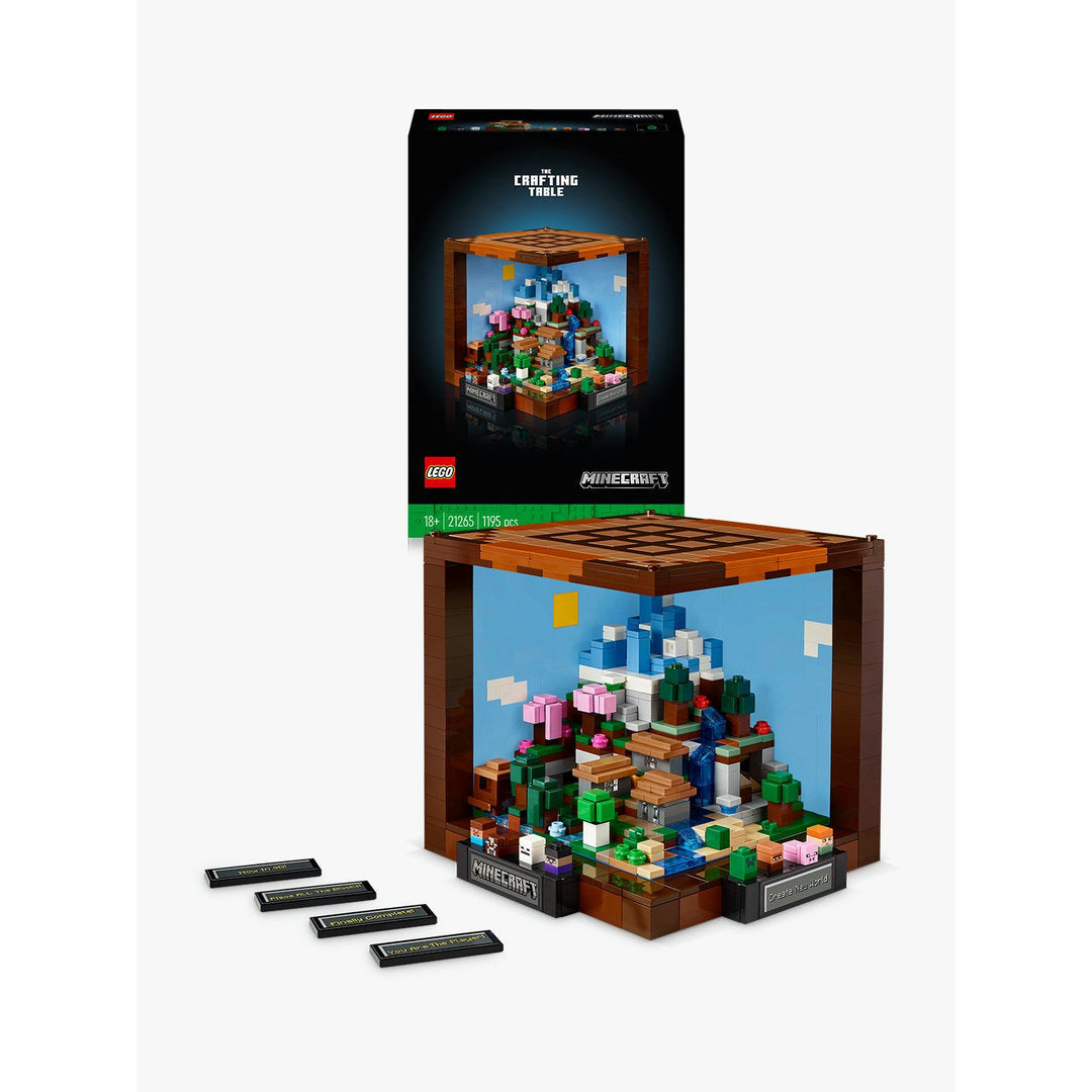LEGO minecraft de werkbank