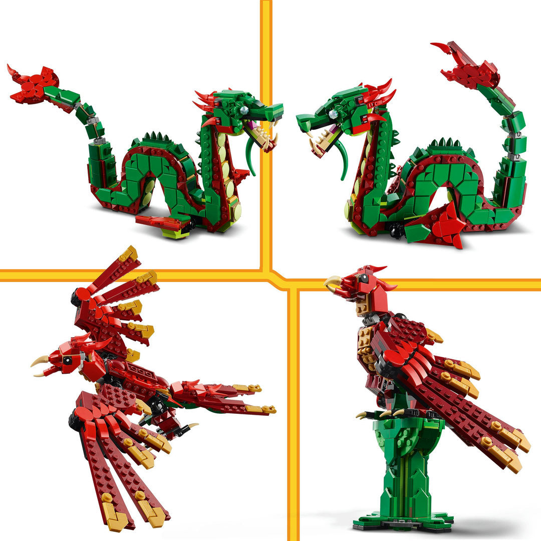 LEGO creator 3-in-1 middeleeuwse draak set