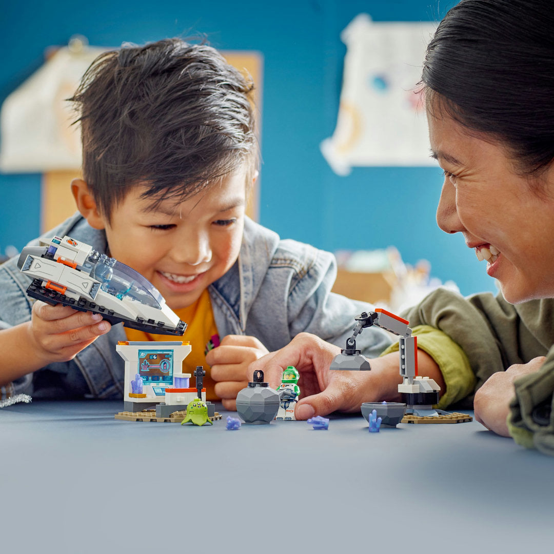LEGO city ruimteschip en ontdekking van asteroïde set