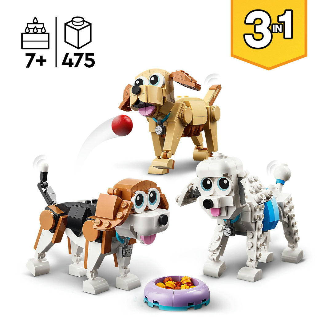 LEGO creator schattige honden (475 onderdelen)