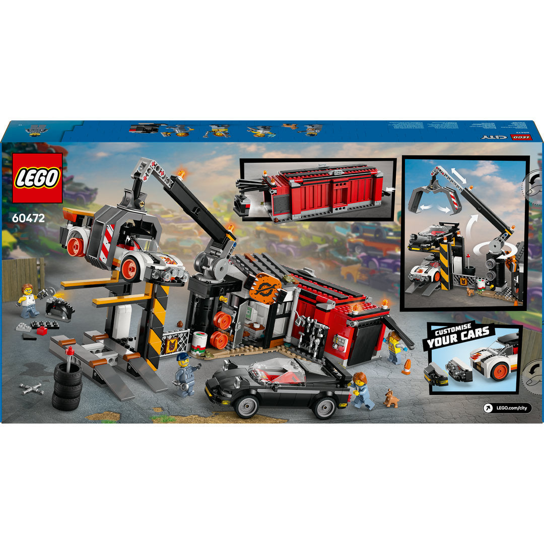 LEGO city schroothoop met auto's set vanaf 7 jaar