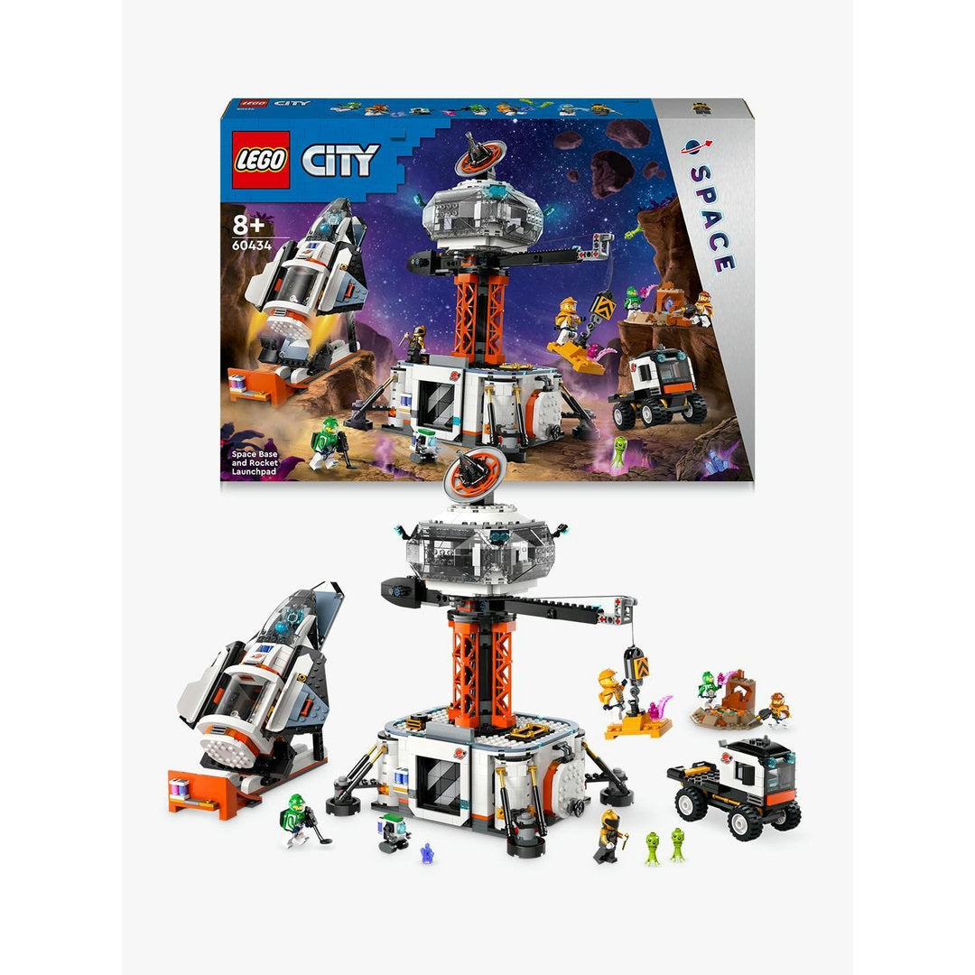 LEGO city ruimtebasis en raketlanceringsplatform set