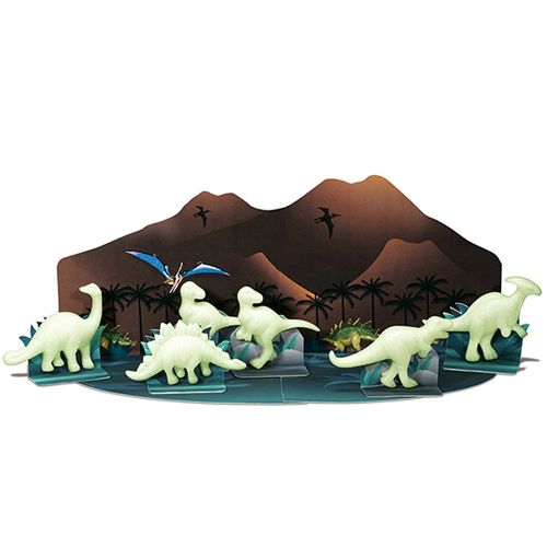 4m glow-in-the-dark dinosaurussen 3D | 5605426 | 1