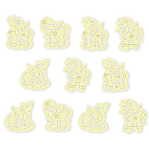 4m muurstickers glow-in-the-dark - eenhoorns | 5605939 | 1