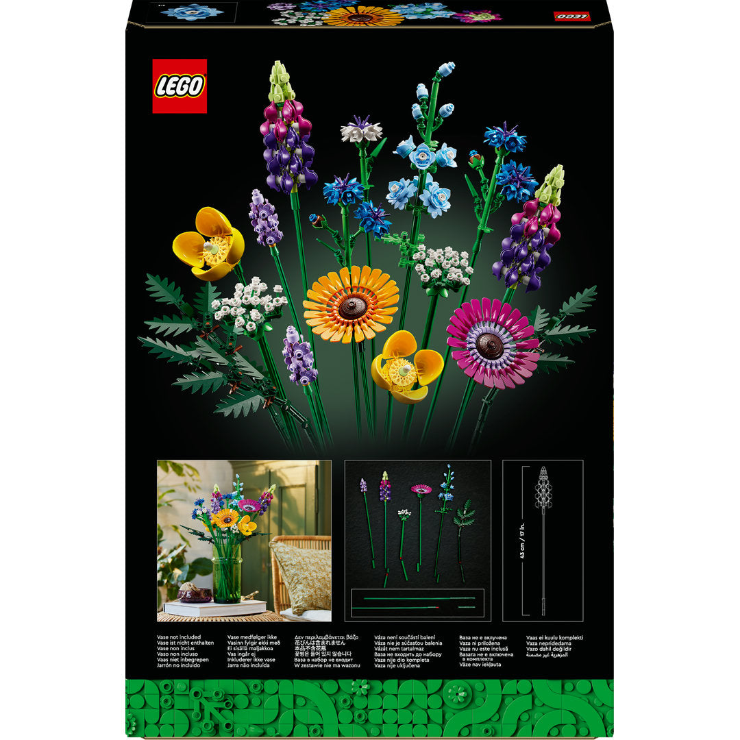 LEGO botanicals boeket met wilde bloemen bouwset (939 onderdelen)