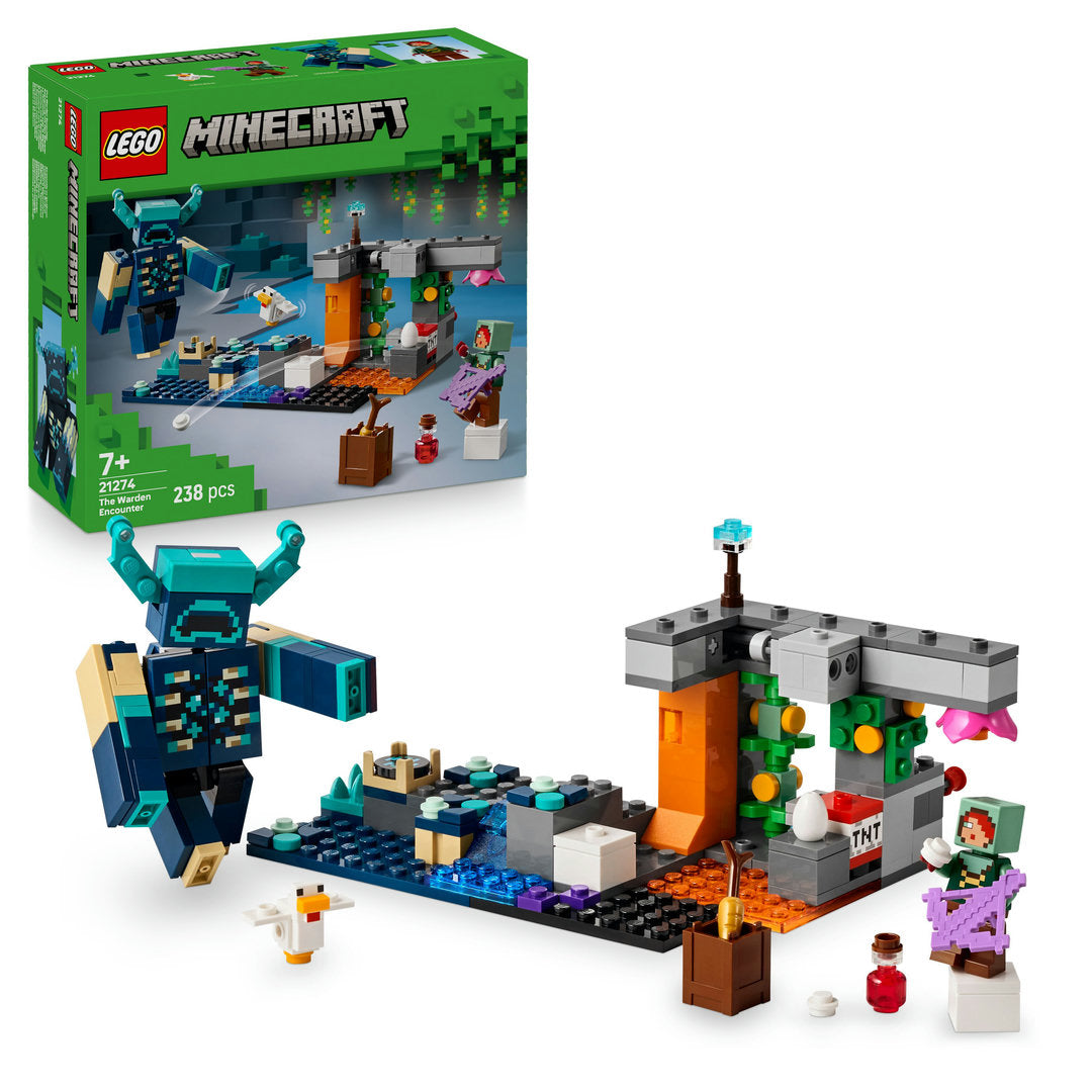 LEGO minecraft de ontmoeting met de opzichter