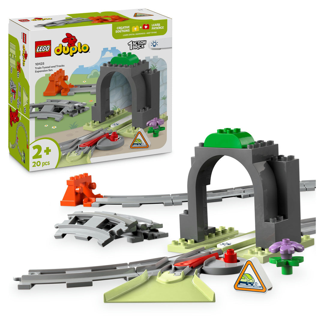LEGO DUPLO stad treintunnel en rails uitbreidingsset