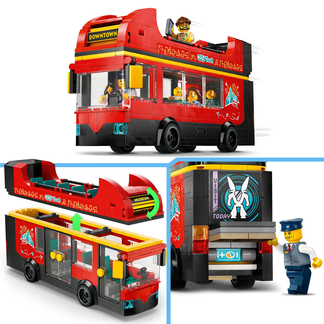 LEGO city toeristische rode dubbeldekker