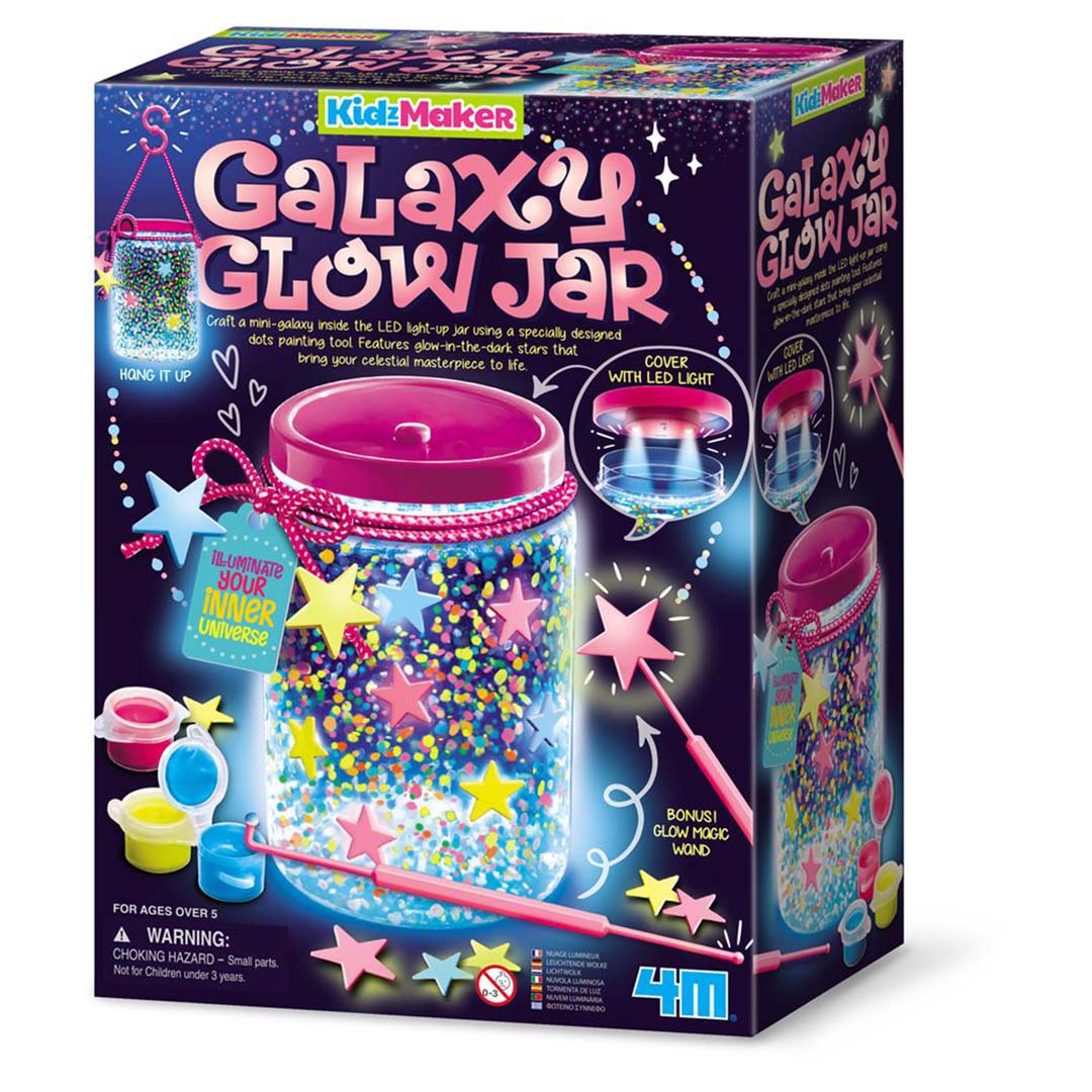 4m knutselset kidzmaker - galaxy glow jar | 5604804 | 1