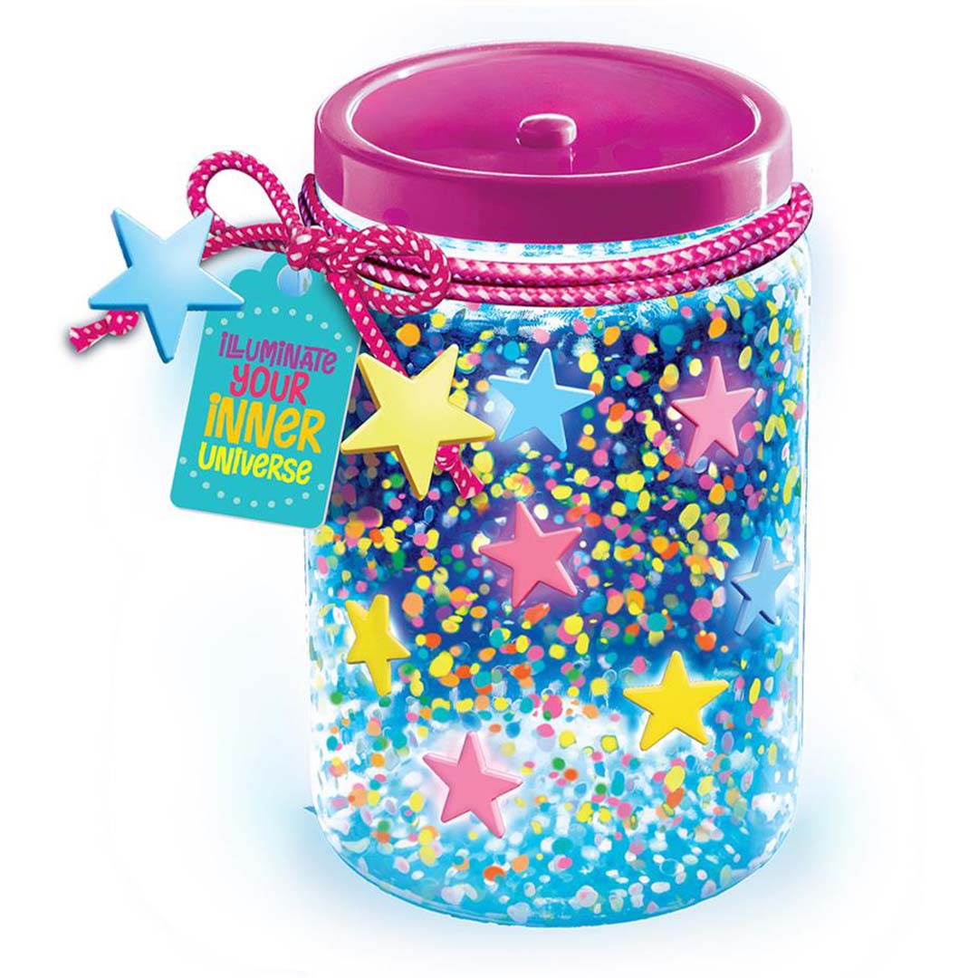 4m knutselset kidzmaker - galaxy glow jar | 5604804 | 2