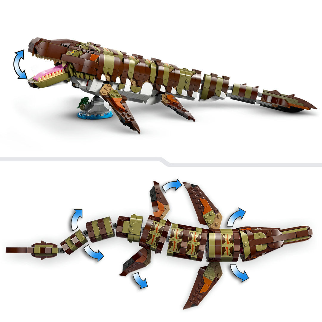 LEGO jurassic world bouwbare mosasaurus bootmissie