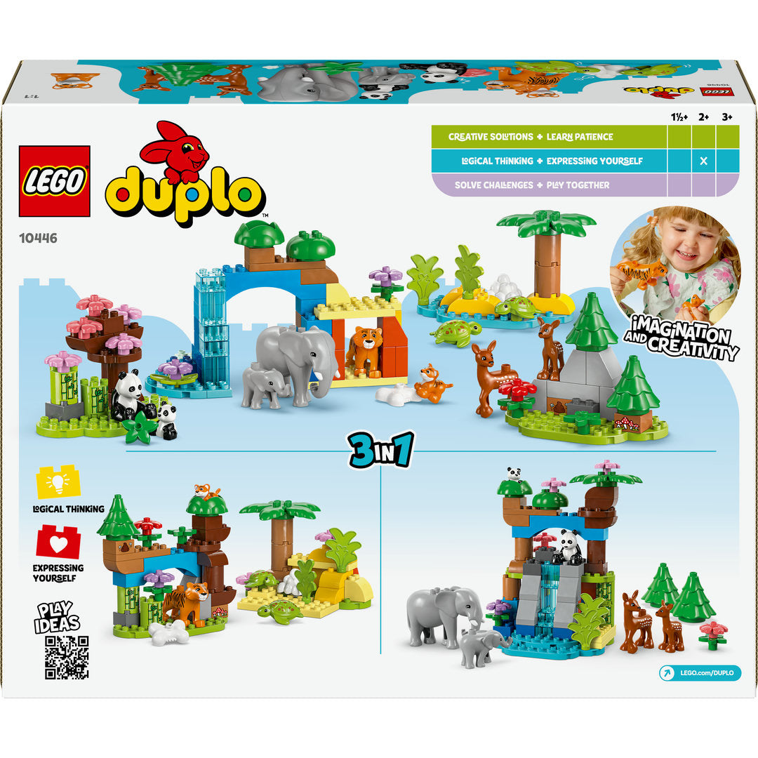LEGO DUPLO stad 3-in-1 families van wilde dieren
