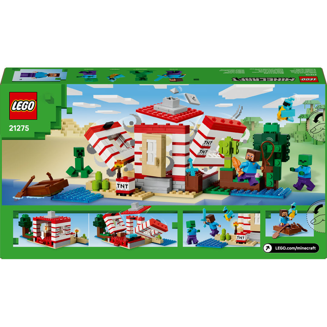 LEGO minecraft het tnt junglehuis videogameset