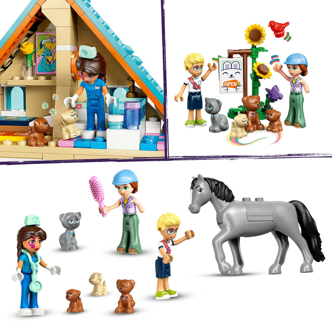 LEGO friends dierenkliniek voor paarden en huisdieren