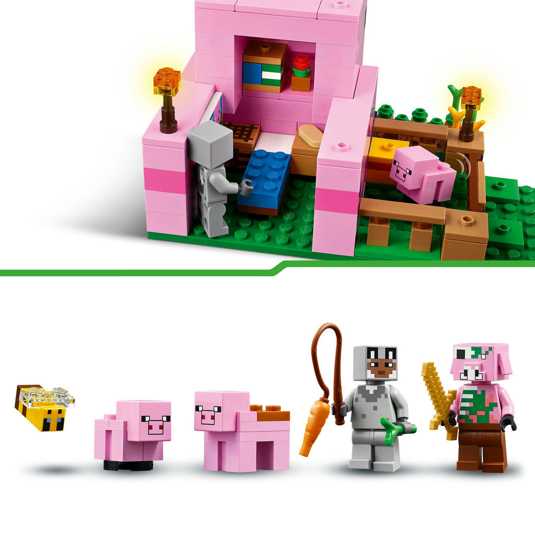 LEGO minecraft het huis van het biggetje