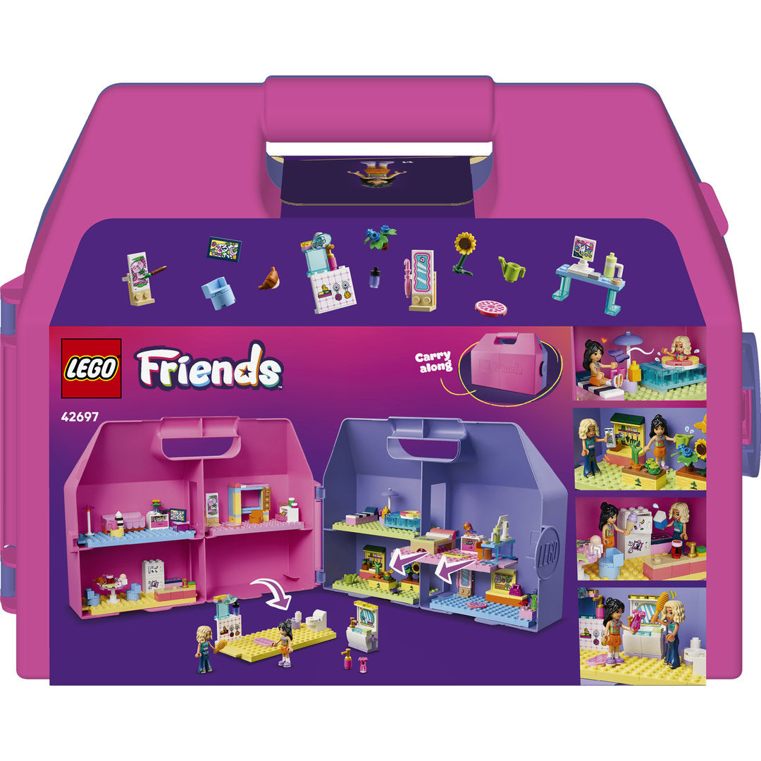 lego friends creatieve poppenhuiskoffer poppenhuis met poppetjes | 42697 | 5