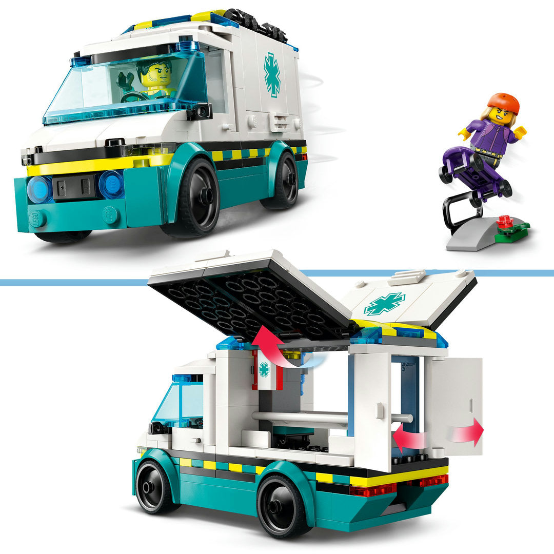 LEGO city ambulance bouw- en speelset