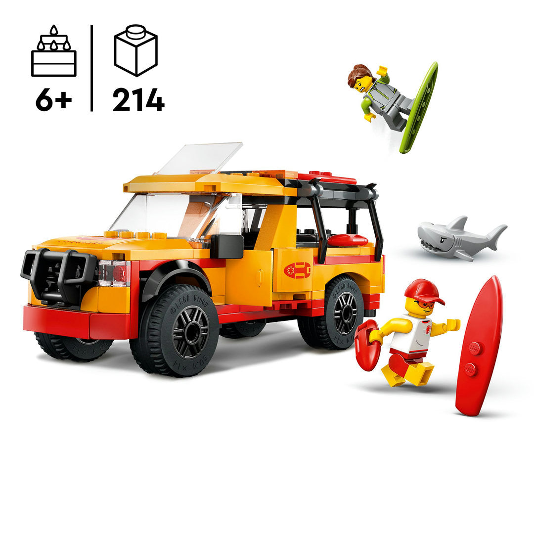 LEGO city strandwacht reddingstruck speelset