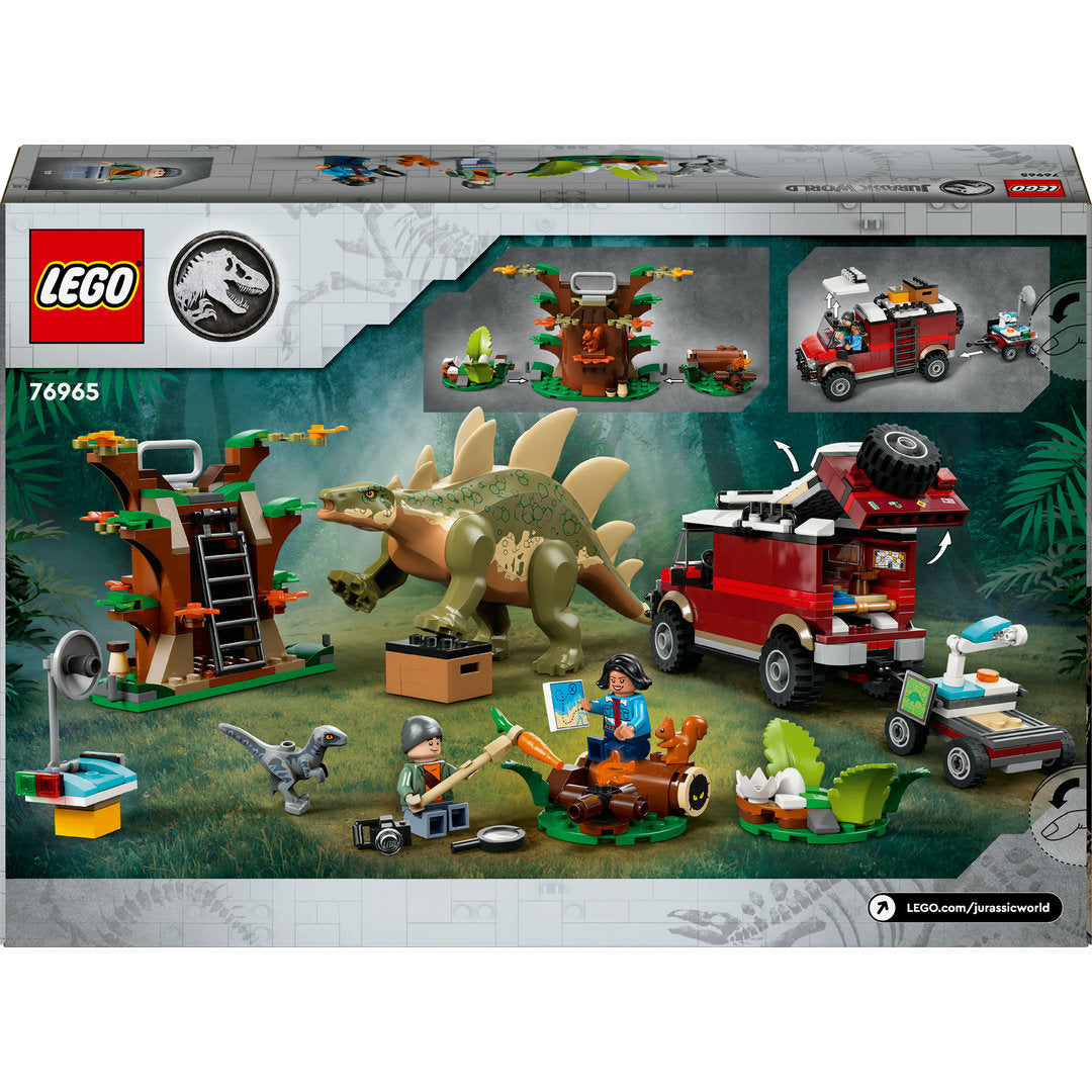 LEGO jurassic world dinosaurusmissies stegosaurus ontdekking