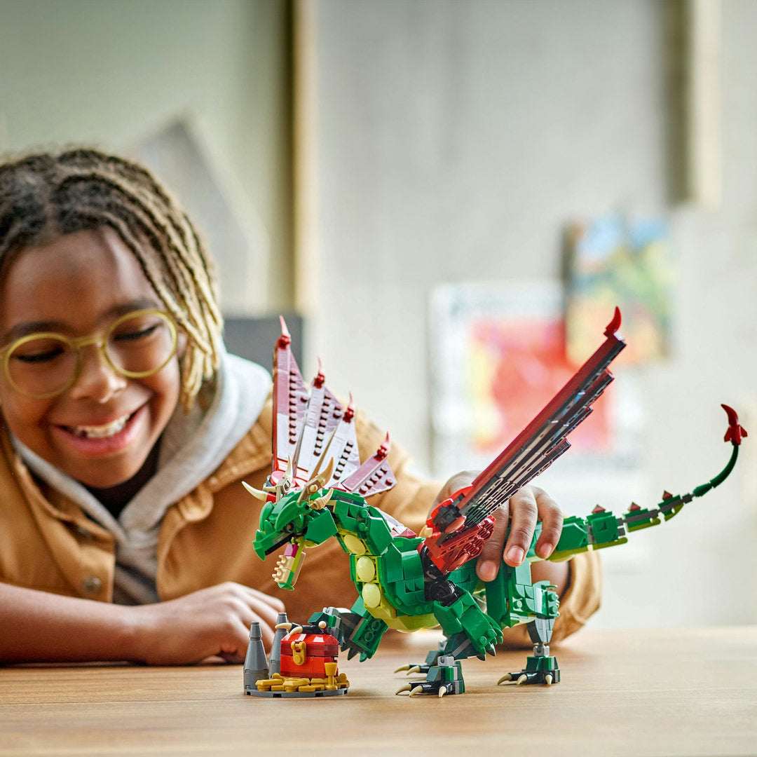 LEGO creator 3-in-1 middeleeuwse draak set