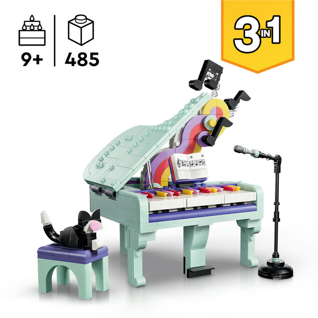 lego creator 3in1 piano met kat | 31392 | 1