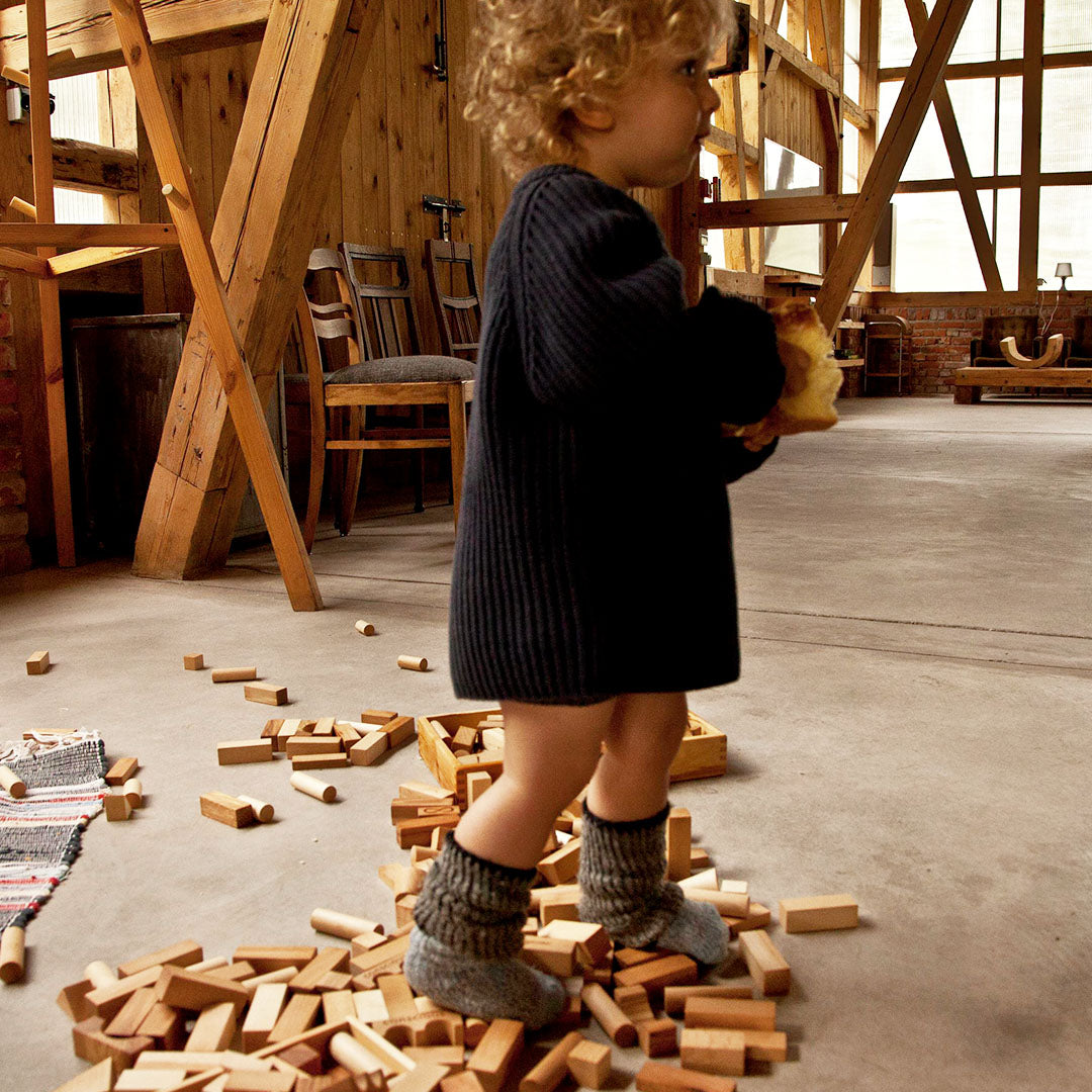 wooden story stapelblokken - naturel - 100 st | WS13 | 2