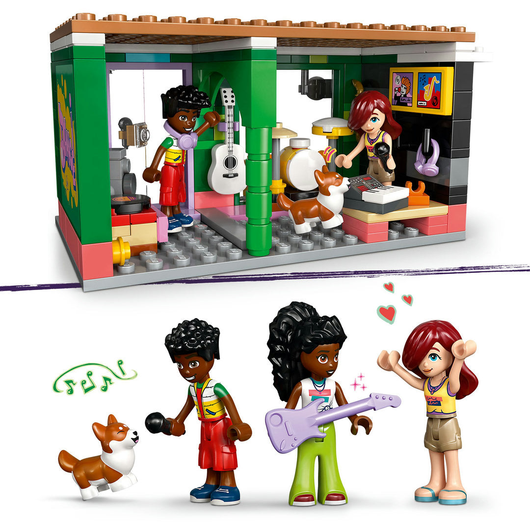 LEGO friends muziekwinkel en appartement bouwset