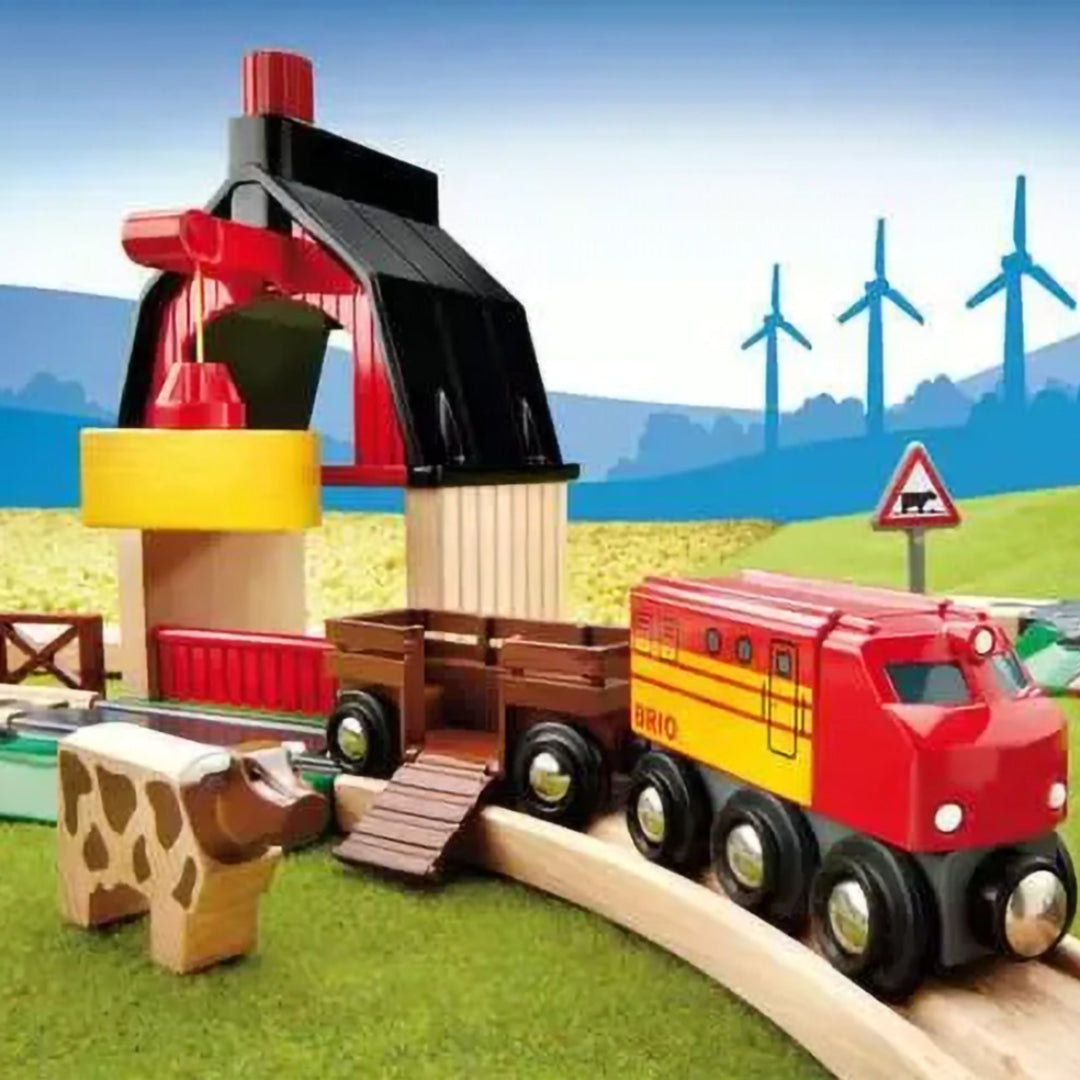 brio treinbaan - boerderij - 20-delig